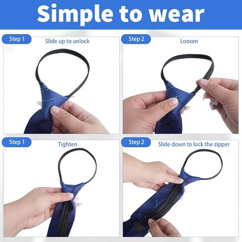 7 Pcs Clip on Tie 20 Inch Men Clip on Necktie Solid Striped Plaid Mixed Lot Tie for Office School Wedding in Kuwait