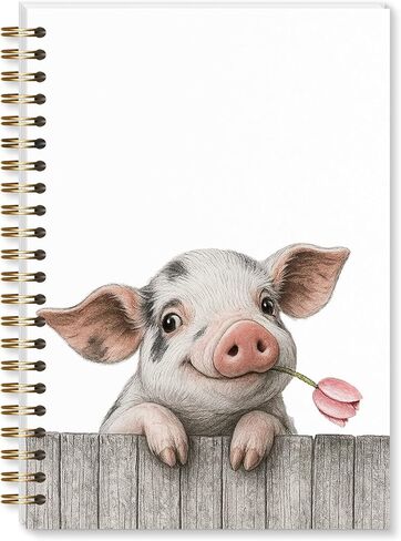 Shescrzionu Highland Cow Notebook للنساء، هدايا بقرة المرتفعات اللطيفة للفتيات، مجلة حلزونية مضحكة للفتيات المراهقات، دفتر ملاحظات جميل لطيف مجلة كتابة مذكرات Kawaii للنساء والمراهقين-B02 in Kuwait