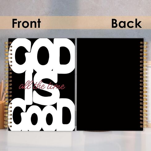 دفاتر God Is Good للوازم المدرسية المسيحية، لوازم مكتبية سوداء للنساء المكتبية، مجلة الصلاة للمرأة، دفاتر يوميات الكتاب المقدس للمدرسة المكتبية، 5.5x8.3 بوصة in Kuwait