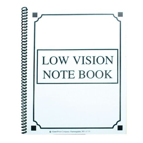 Low Vision Notebook - Bold Lines -White Paper in Saudi Arabia