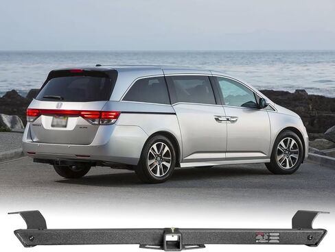 وصلة وصلة مقطورة من الفولاذ الأسود متوافقة مع سيارة Honda Odyssey 1999-2017 مع جهاز استقبال وصلة 2 بوصة in Saudi Arabia