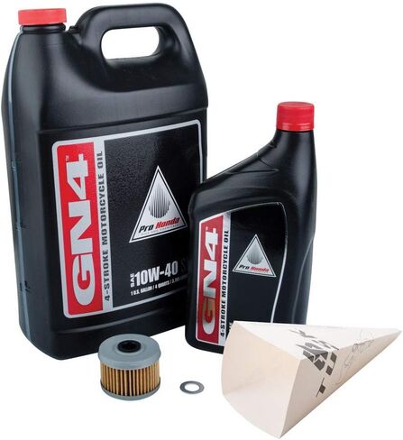 Oil Change Kit With Pro-Honda GN4 10W-40 for Honda TRX 500 4x4 FOREMAN 2012-2018 in Saudi Arabia