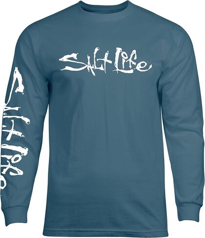Salt Life Men's Signature Long Sleeve Classic Fit Shirt in Saudi Arabia