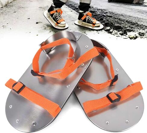 Asphalt Shoes - Asphalt Tamp Shoes,Felt Soles,Adjustable Nylon Straps for Walking On Asphalt(Felt) in Kuwait