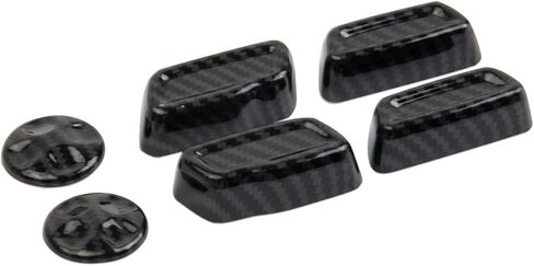 crosselec Carbon Fiber Seat Adjustment Button Cover Trim for Jeep Grand Cherokee L 2021-2024 for Grand Cherokee 2022-2024 in Saudi Arabia