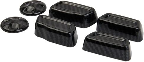 crosselec Carbon Fiber Seat Adjustment Button Cover Trim for Jeep Grand Cherokee L 2021-2024 for Grand Cherokee 2022-2024 in Saudi Arabia