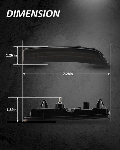 Bestview LED Side Marker Lights Compatible with T-oyota GR68/S-ubaru BRZ ZD8 2022-2025, Front Bumper Amber LED Lamps with Smoked Lens in Saudi Arabia