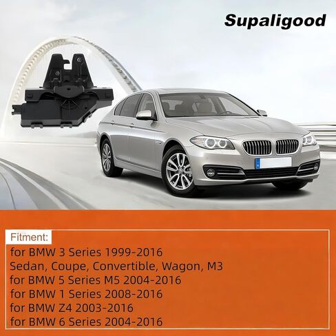 Trunk Latch Actuator for for BMW 3 Series 1999-2016, for 5 Series Z4 04-16, No. 51247840617, 937866 Tailgate Lock Assembly, Mechanism Liftgate Latch Actuator (Rear Door Hatch Latch) in Kuwait