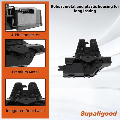 Trunk Latch Actuator for for BMW 3 Series 1999-2016, for 5 Series Z4 04-16, No. 51247840617, 937866 Tailgate Lock Assembly, Mechanism Liftgate Latch Actuator (Rear Door Hatch Latch) in Kuwait