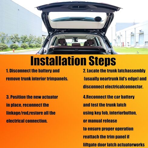 Trunk Latch Actuator for for BMW 3 Series 1999-2016, for 5 Series Z4 04-16, No. 51247840617, 937866 Tailgate Lock Assembly, Mechanism Liftgate Latch Actuator (Rear Door Hatch Latch) in Kuwait