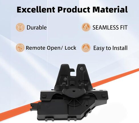 Trunk Latch Actuator for for BMW 3 Series 1999-2016, for 5 Series Z4 04-16, No. 51247840617, 937866 Tailgate Lock Assembly, Mechanism Liftgate Latch Actuator (Rear Door Hatch Latch) in Kuwait