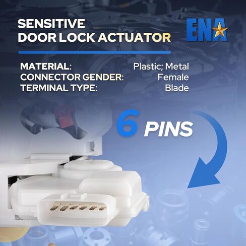 ENA Power Door Lock مزلاج المحرك الأمامي الأيسر للسائق متوافق مع Nissan Frontier Pathfinder Xterra 2005-2021 لاستبدال 80501ZP70A 80501EA000 80501ZP00A 80501ZP10A 80501-ZP70A in Saudi Arabia