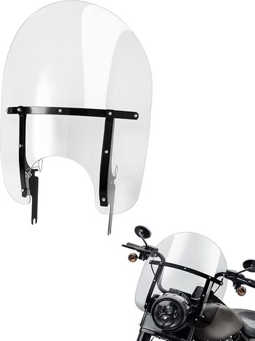 TCT-MOTORPARTS Windshield Windscreen Mounting Bracket Fit For Harley Road King FLHR Special FLHRXS CVO Road King 1994-2025 in Saudi Arabia