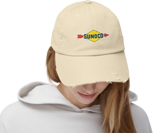 قبعة عتيقة لمحطة خدمة Sunoco، قبعة محطة وقود ريترو، قبعة بنزين ريترو، قبعة سائق شاحنة للجنسين، نمط عتيق in Saudi Arabia