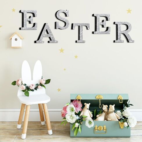Qunclay Silver Crystal Diamond Bling Letters Crushed Diamond Decoration Wooden Glitter Letter with Screw and Hooks Rhinestone Gift for Valentine Y2k Mcbling Bedroom Wall Decor(Letter K,5.7"l X 5.7"w) in Saudi Arabia