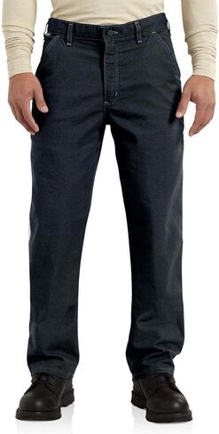 Carhartt Men's Flame-Resistant Washed Duck Work Dungaree in Saudi Arabia