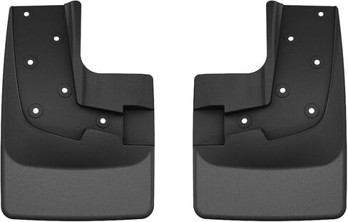 WeatherTech Custom No Drill Splash Guard MudFlaps for Ford Ranger Raptor, Front Pair (110187), Black in Saudi Arabia