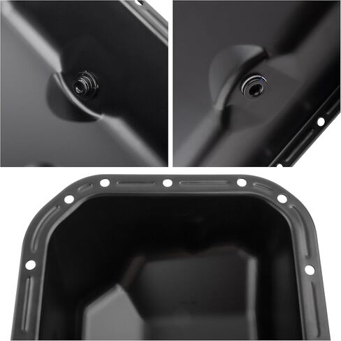 264-700 Engine Oil Pan w/Gasket & Drain Plug for Volkswagen Golf 85-99 Jetta 81-99 Passat 88-97 Rabbit 81-84 Polo Classic 97-02 Cabrio 95-02, 049-103-601 051-103-601 in Saudi Arabia