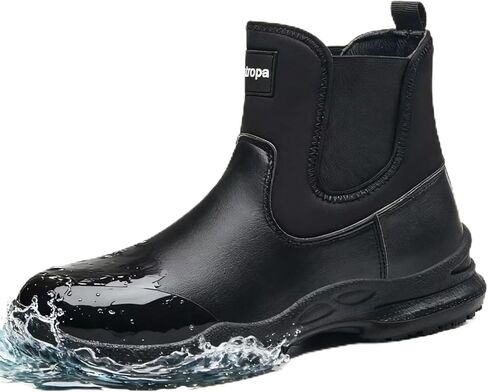 Nutropa Non Slip Work Boots for Men Waterproof Oil Resistant Lightweight for Food Service Shoes Kitchen Chef Shoes Casual Outdoor Walking Booties in Saudi Arabia