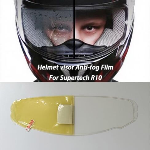 Helmet visor, Helmet Anti Fog Film for Alpinestars Supertech R10 Visor Anti Fog Film Sticker Motorcycle Helmets Accessories in Saudi Arabia