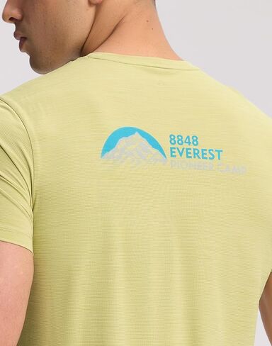 Pioneer Camp Mens Workout Shirts Quick Dry Moisture Wicking Athletic Running T-Shirts Graphic Tees Gym Sports Hiking Camping in Kuwait