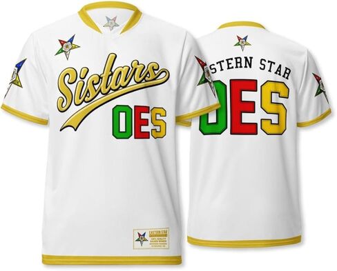 قميص OES Sistars Eastern Star Jersey، قميص Order of The Eastern Star، تي شيرت Sistar، 2XS-6XL in Kuwait
