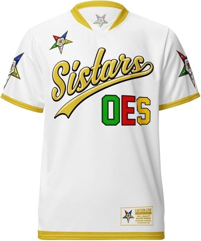 قميص OES Sistars Eastern Star Jersey، قميص Order of The Eastern Star، تي شيرت Sistar، 2XS-6XL in Kuwait