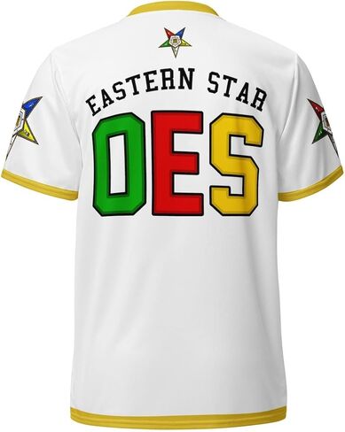 قميص OES Sistars Eastern Star Jersey، قميص Order of The Eastern Star، تي شيرت Sistar، 2XS-6XL in Kuwait