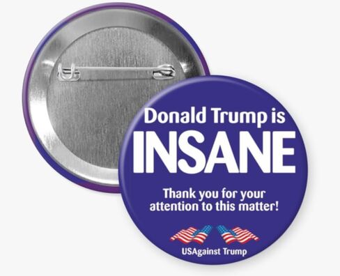 Anti Trump Buttons, Trump Sucks, No Kings, I Didn't Vote For Him - Package of 8 (2.25 inches) in Saudi Arabia