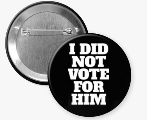 Anti Trump Buttons, Trump Sucks, No Kings, I Didn't Vote For Him - Package of 8 (2.25 inches) in Saudi Arabia