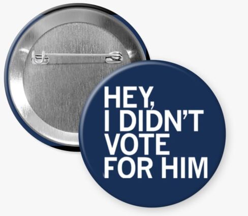 Anti Trump Buttons, Trump Sucks, No Kings, I Didn't Vote For Him - Package of 8 (2.25 inches) in Saudi Arabia