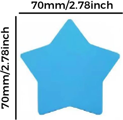 16set 480pcs Star Sticky Notes,Bright Colorful Sticky Pad 2 Set Self Sticky Note Pads,Paper Cut Outs Decorations for Classroom DIY Crafts Projects Party Supplies Multicolored. in Saudi Arabia