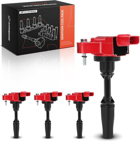 A-Premium 4PCS Ignition Coil Packs Compatible with Buick, Cadillac, Chevrolet & GMC Vehicles - 2.0L, 2.4L, 2.5L - Regal 2014-2020, ATS 2013-2019, Equinox 2018-2020, Impala 2014-2019, Malibu 2013-2018 in Saudi Arabia