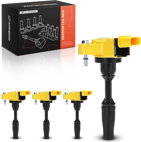 A-Premium 4PCS Ignition Coil Packs Compatible with Buick, Cadillac, Chevrolet & GMC Vehicles - 2.0L, 2.4L, 2.5L - Regal 2014-2020, ATS 2013-2019, Equinox 2018-2020, Impala 2014-2019, Malibu 2013-2018 in Saudi Arabia
