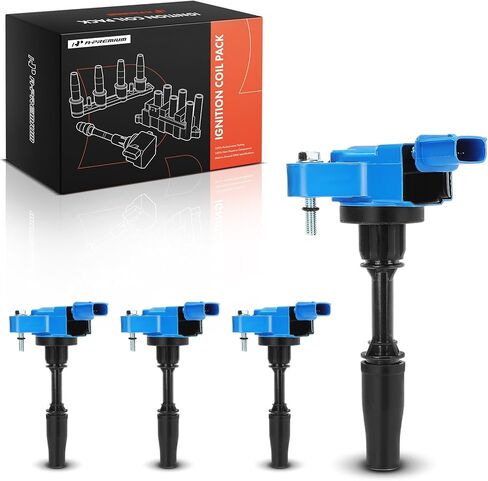 A-Premium 4PCS Ignition Coil Packs Compatible with Buick, Cadillac, Chevrolet & GMC Vehicles - 2.0L, 2.4L, 2.5L - Regal 2014-2020, ATS 2013-2019, Equinox 2018-2020, Impala 2014-2019, Malibu 2013-2018 in Saudi Arabia
