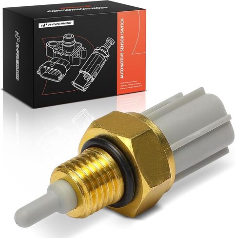 مستشعر درجة حرارة سائل تبريد المحرك A-Premium [2 دبابيس] متوافق مع Honda Civic 03-05، Accord 03-07، Pilot 05-08، Odyssey 05-10، Ridgeline 06-08 & Acura MDX 03-06، TL 04-08، RL 05-08 in Kuwait