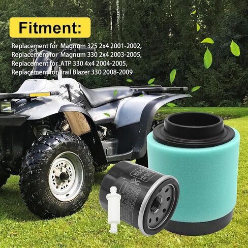 1253372 Air Filter with Oil Filter Fuel Filter, Replacement for Polaris Magnum 325 330 ATP 330 Trail Blazer 330 Trail Boss 325 330 4x4, Replaces 2520799 2530009 in Saudi Arabia