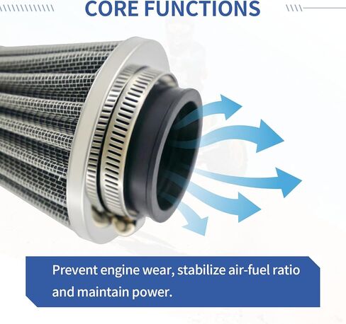 38mm 39mm 40mm POD Air Filter Fit for 50cc 70cc 90cc 110cc 125cc 150cc 200cc Motorcycle for Dirt Pocket Bikes ATVs Pit Bikes, Scooters and Mopeds in Kuwait