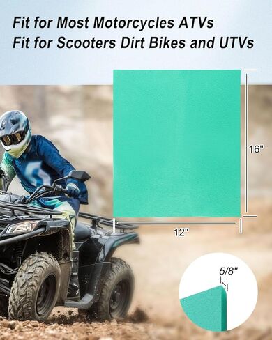 Foam A-ir Filter Material Sheet 12" X 16" X 5/8" Fit for Most Motorcycles ATVs Scooters Dirt Bikes and UTVs in Kuwait