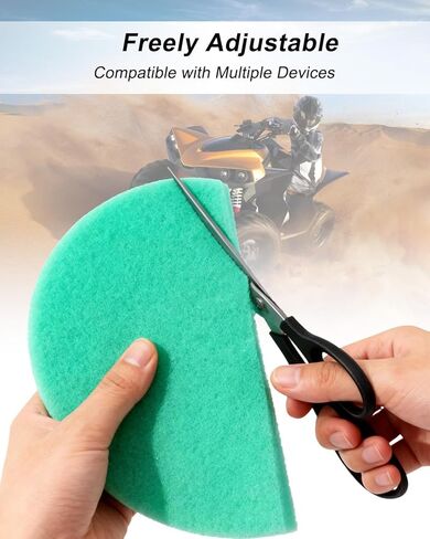 Foam A-ir Filter Material Sheet 12" X 16" X 5/8" Fit for Most Motorcycles ATVs Scooters Dirt Bikes and UTVs in Kuwait