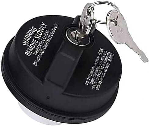 Car Locking Gas Cap, Sealed & Waterproof Vehicle Fuel Tank Cap, Locking-style Fuel Tank Seal Tool with Key, Compatible with Chevy, GMC, Nissan, Honda Toyota 10504 31780 77300-47020 (Black) in Saudi Arabia