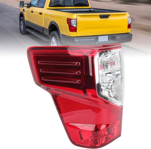 ضوء خلفي متوافق مع 2004-2015 Nissan Titan مع مصابيح وحزام خلفي للمصباح الخلفي يحل محل 26550ZH225 NI2801161 (جانب الركاب الأيمن) in Kuwait