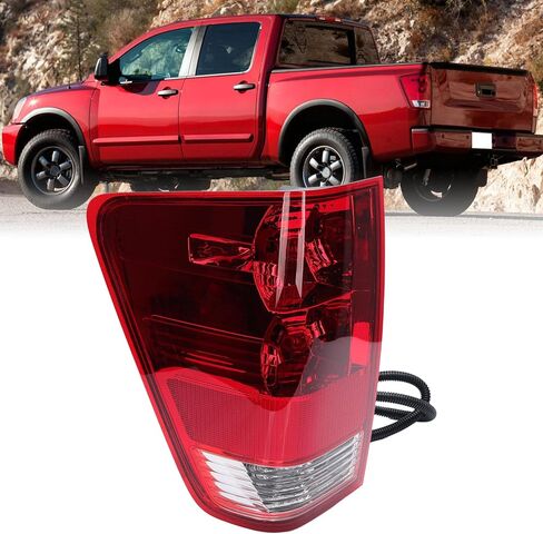 ضوء خلفي متوافق مع 2004-2015 Nissan Titan مع مصابيح وحزام خلفي للمصباح الخلفي يحل محل 26550ZH225 NI2801161 (جانب الركاب الأيمن) in Kuwait