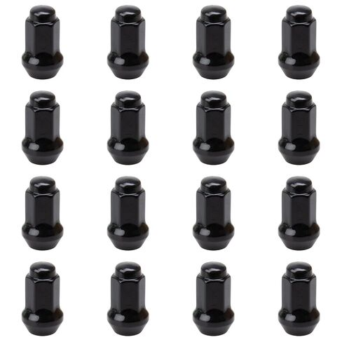 (16 Pack) Tusk Tapered Lug Nut 10mm x 1.25mm Thread Pitch w/14mm Head Black for Honda Rancher 420 2x4 2007-2022 in Kuwait