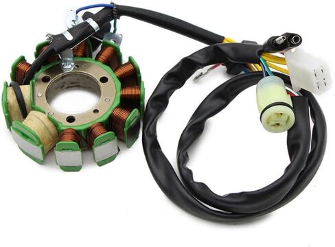 Motorcycle Magneto Stator Coil 32101-18A00 LTF230 LTF230G LTF230H LTF230EH LTF230EJ LT230 LT230GE LT230EH Compatible With Ozark QuadRunner in Kuwait