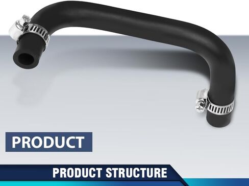 PIT66 PCV Hose Blow By Hose Compatible with 2007 2008 2009 2010 2011 2012 Altima 2.5L Engine 11823-JA00A, 11823JA00A Black Rubber in Saudi Arabia