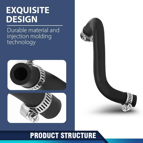 PIT66 PCV Hose Blow By Hose Compatible with 2007 2008 2009 2010 2011 2012 Altima 2.5L Engine 11823-JA00A, 11823JA00A Black Rubber in Saudi Arabia
