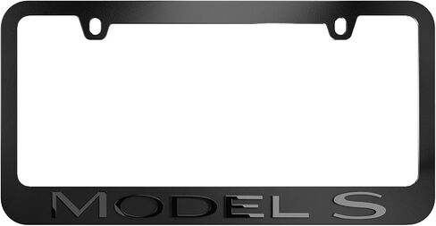 License Plate Frame (Black) in Saudi Arabia