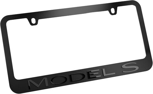 License Plate Frame (Black) in Saudi Arabia