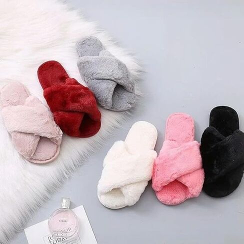Nordic Cozy Cross Band Slippers in Saudi Arabia